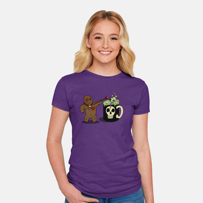 Voodoo Brew-Womens-Fitted-Tee-SteveOramA