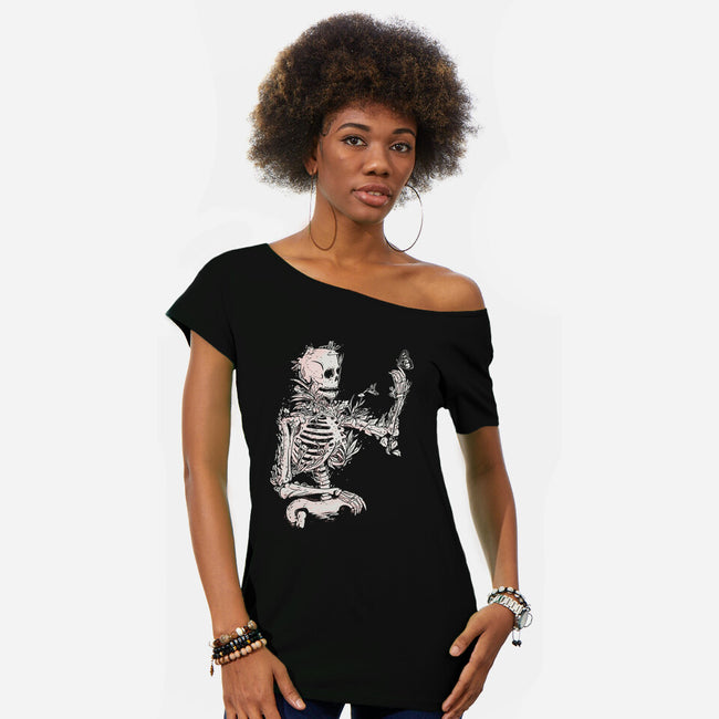 The Inner Gardener-Womens-Off Shoulder-Tee-kharmazero