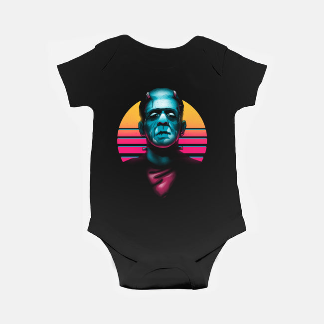 Retro Monsta-Baby-Basic-Onesie-Getsousa!