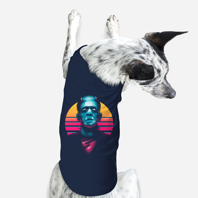 Retro Monsta-Dog-Basic-Pet Tank-Getsousa!