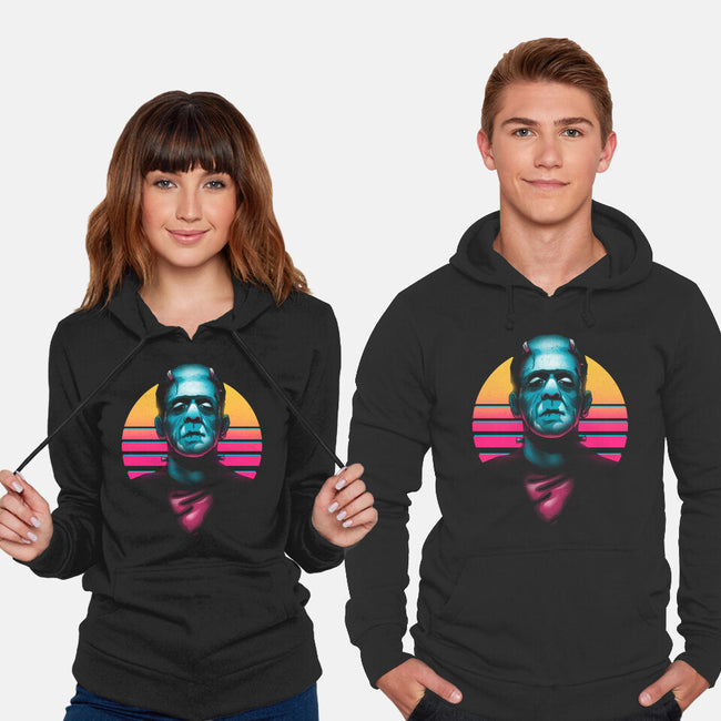 Retro Monsta-Unisex-Pullover-Sweatshirt-Getsousa!