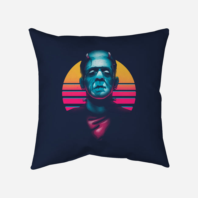 Retro Monsta-None-Removable Cover w Insert-Throw Pillow-Getsousa!