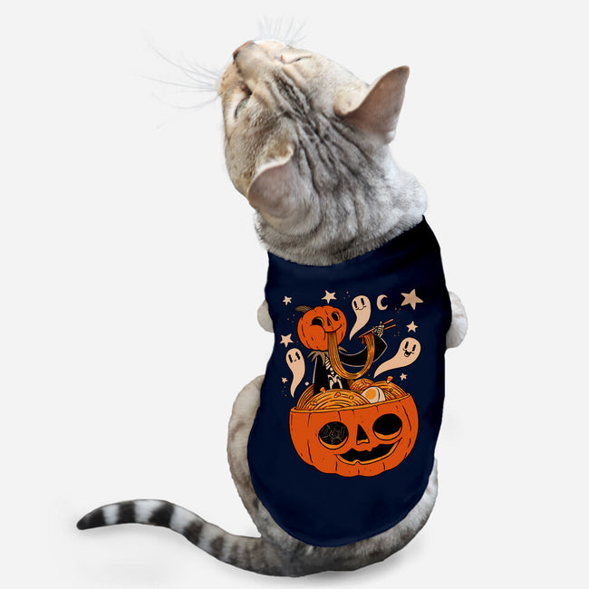 Spooky Ramen-Cat-Basic-Pet Tank-ppmid