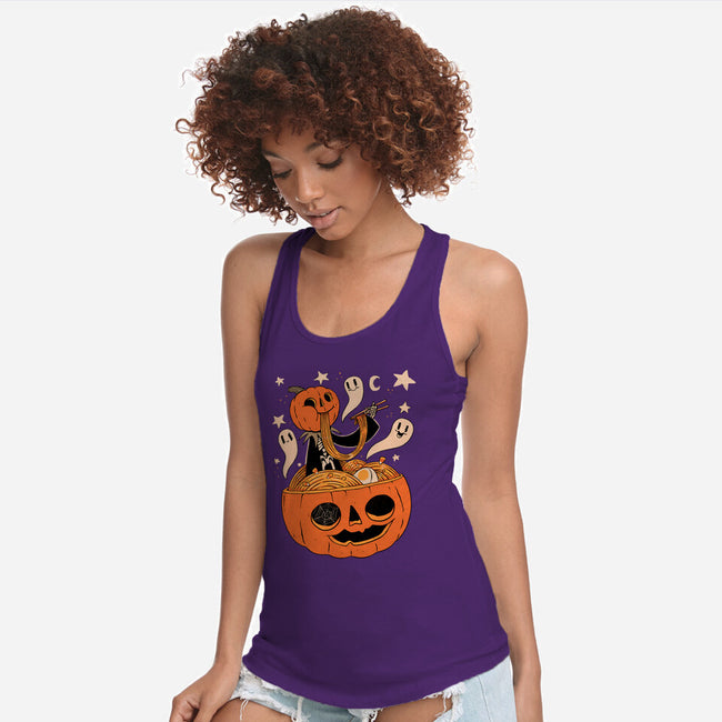 Spooky Ramen-Womens-Racerback-Tank-ppmid