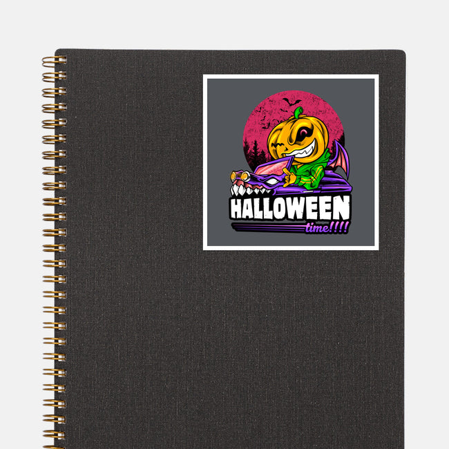 Time For Halloween-None-Glossy-Sticker-spoilerinc