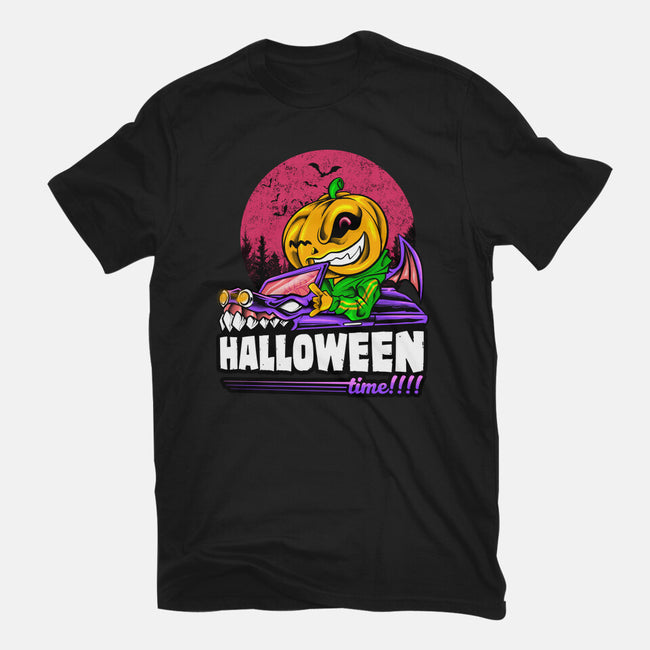 Time For Halloween-Unisex-Basic-Tee-spoilerinc