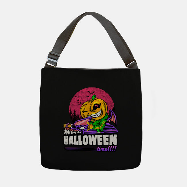 Time For Halloween-None-Adjustable Tote-Bag-spoilerinc