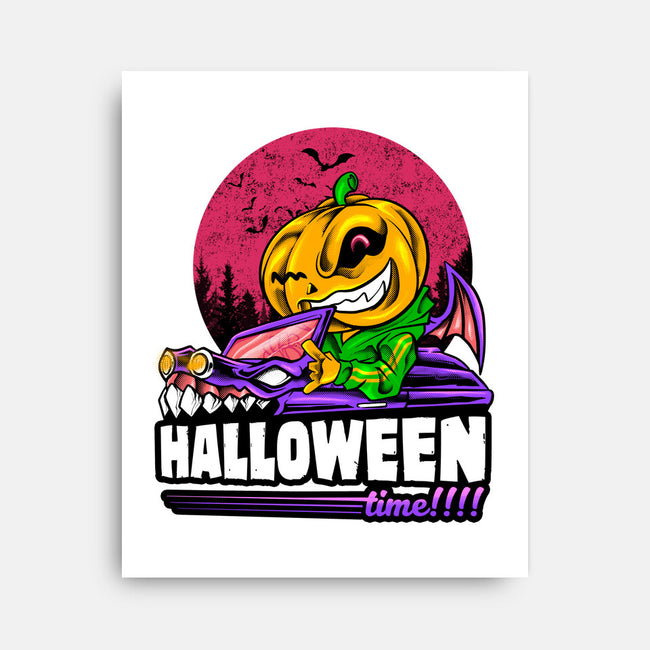 Time For Halloween-None-Stretched-Canvas-spoilerinc