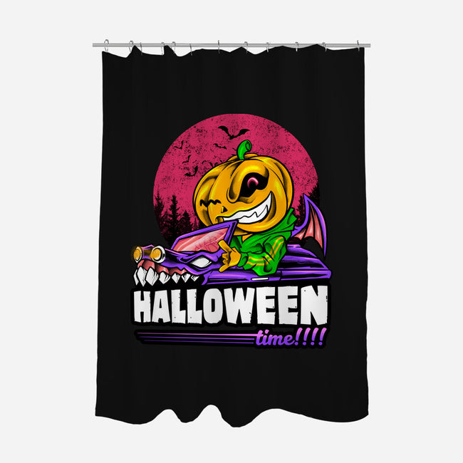 Time For Halloween-None-Polyester-Shower Curtain-spoilerinc