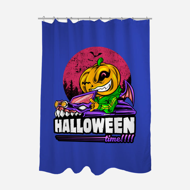 Time For Halloween-None-Polyester-Shower Curtain-spoilerinc