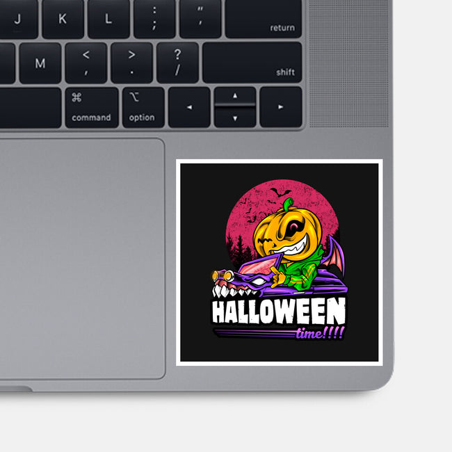 Time For Halloween-None-Glossy-Sticker-spoilerinc