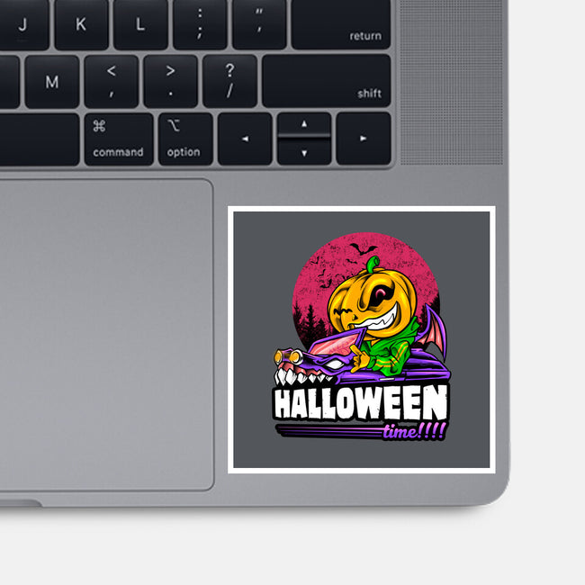 Time For Halloween-None-Glossy-Sticker-spoilerinc