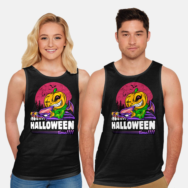 Time For Halloween-Unisex-Basic-Tank-spoilerinc