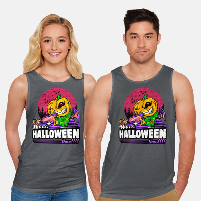 Time For Halloween-Unisex-Basic-Tank-spoilerinc