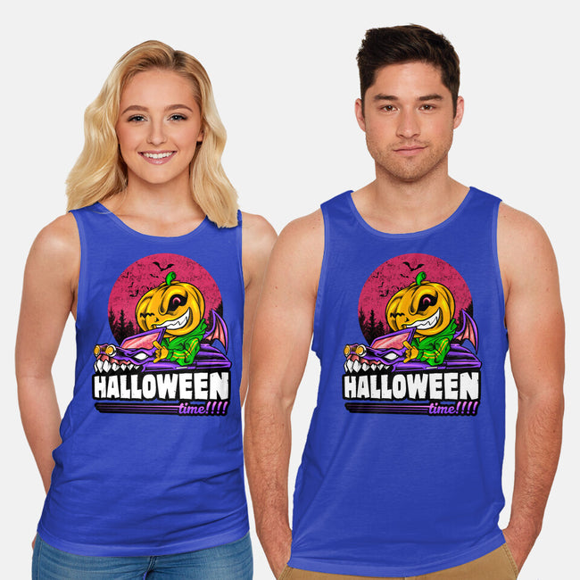 Time For Halloween-Unisex-Basic-Tank-spoilerinc