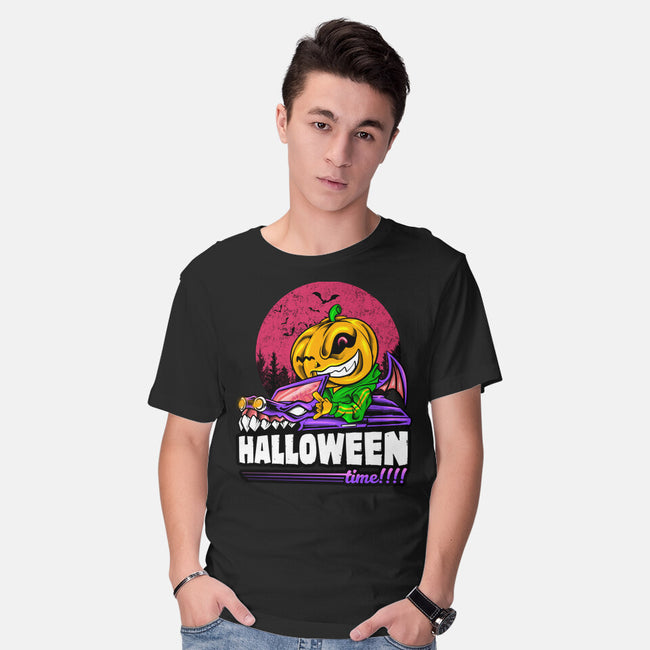 Time For Halloween-Mens-Basic-Tee-spoilerinc