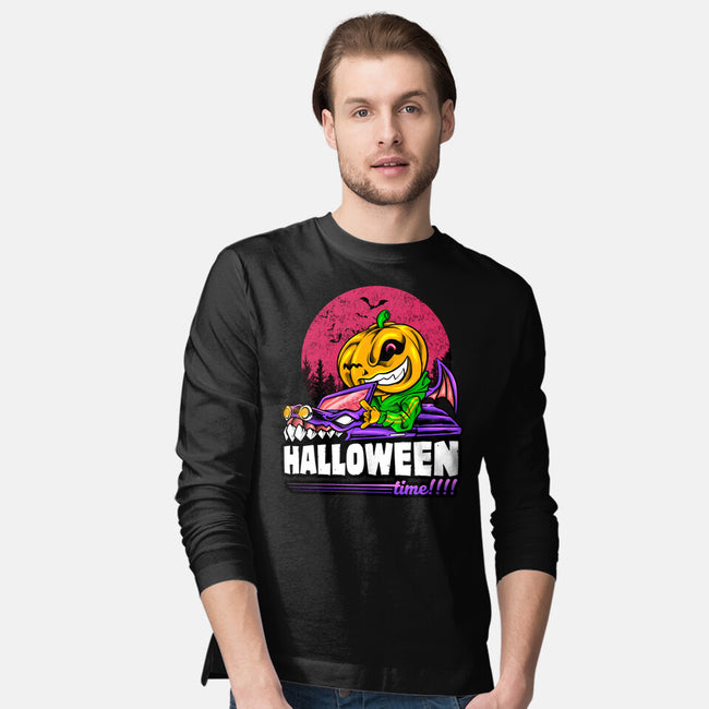 Time For Halloween-Mens-Long Sleeved-Tee-spoilerinc