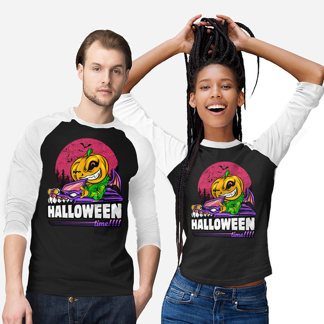 Time For Halloween-Unisex-Baseball-Tee-spoilerinc