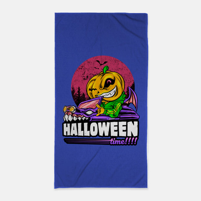 Time For Halloween-None-Beach-Towel-spoilerinc