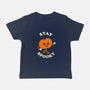 Stay Spooky Pumpkin-Baby-Basic-Tee-zachterrelldraws