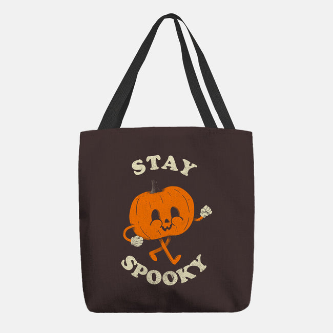 Stay Spooky Pumpkin-None-Basic Tote-Bag-zachterrelldraws