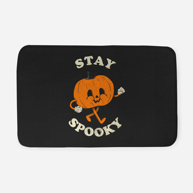 Stay Spooky Pumpkin-None-Memory Foam-Bath Mat-zachterrelldraws