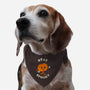 Stay Spooky Pumpkin-Dog-Adjustable-Pet Collar-zachterrelldraws