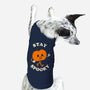 Stay Spooky Pumpkin-Dog-Basic-Pet Tank-zachterrelldraws