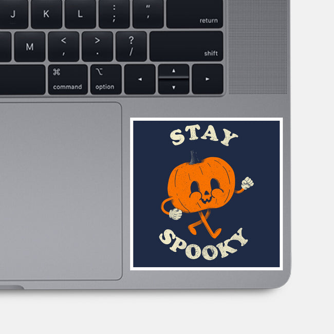 Stay Spooky Pumpkin-None-Glossy-Sticker-zachterrelldraws