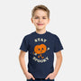 Stay Spooky Pumpkin-Youth-Basic-Tee-zachterrelldraws