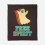 Retro Free Spirit-None-Fleece-Blanket-zachterrelldraws