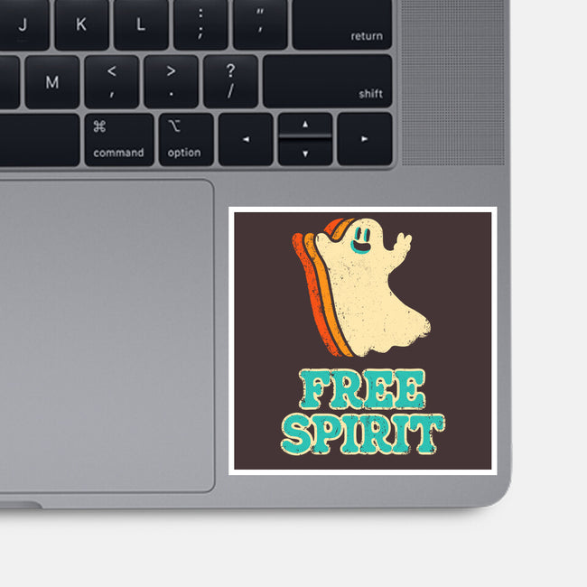 Retro Free Spirit-None-Glossy-Sticker-zachterrelldraws