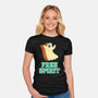 Retro Free Spirit-Womens-Fitted-Tee-zachterrelldraws