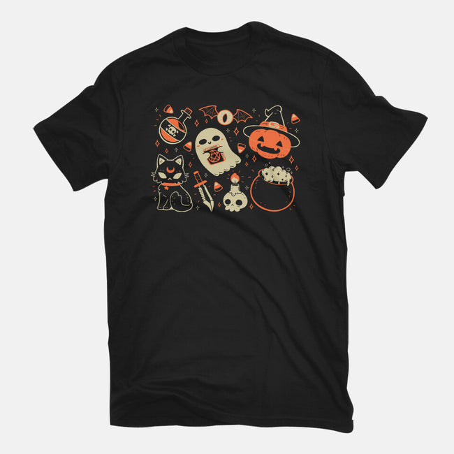 Halloween Things-Womens-Fitted-Tee-xMorfina