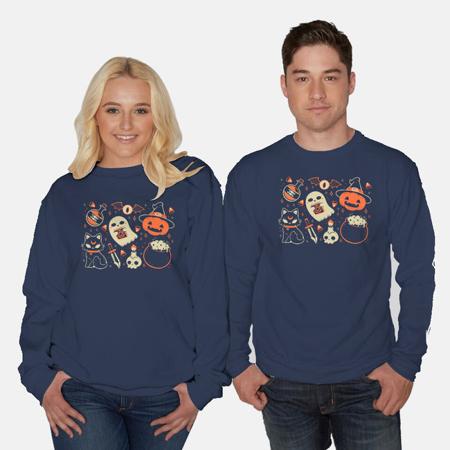 Halloween Things-Unisex-Crew Neck-Sweatshirt-xMorfina