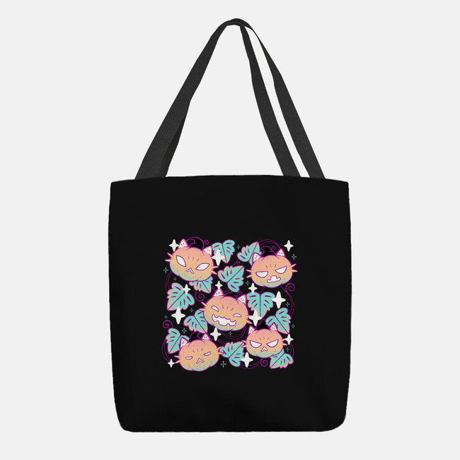 Pumpkin Cat Garden-None-Basic Tote-Bag-xMorfina