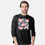 Pumpkin Cat Garden-Mens-Long Sleeved-Tee-xMorfina