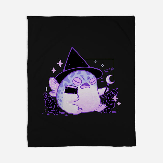 Rain Frog Wizard-None-Fleece-Blanket-xMorfina