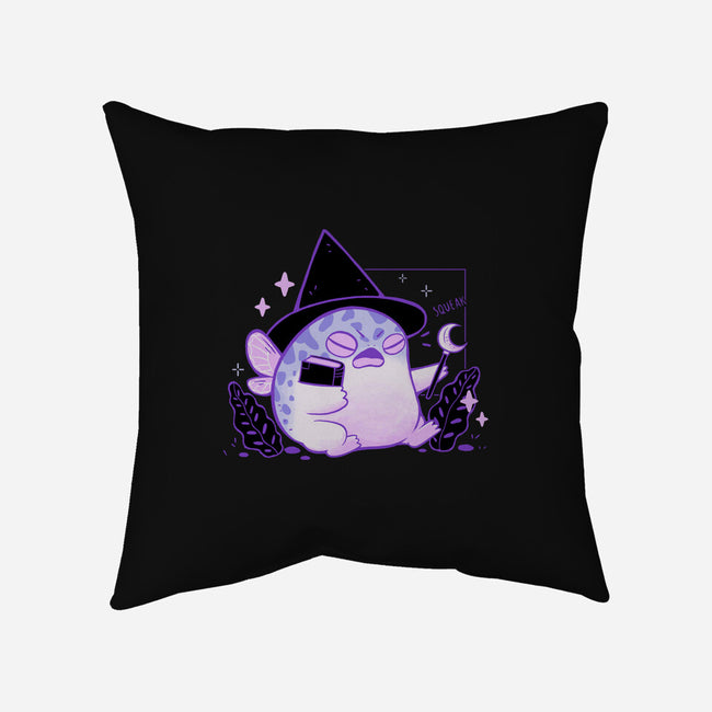 Rain Frog Wizard-None-Removable Cover-Throw Pillow-xMorfina