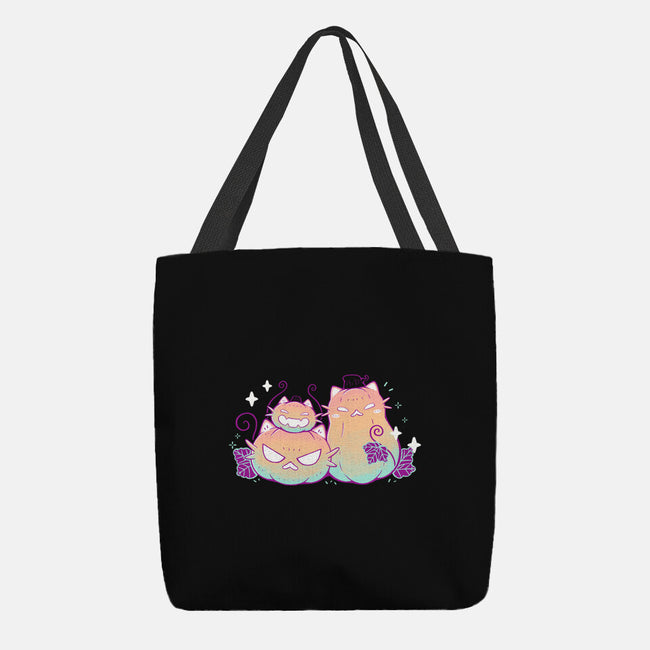 Halloween Pumpkin Cats-None-Basic Tote-Bag-xMorfina