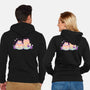 Halloween Pumpkin Cats-Unisex-Zip-Up-Sweatshirt-xMorfina