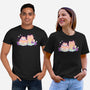 Halloween Pumpkin Cats-Unisex-Basic-Tee-xMorfina