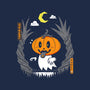 Pumpkin Head Ghost-None-Memory Foam-Bath Mat-krisren28