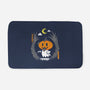 Pumpkin Head Ghost-None-Memory Foam-Bath Mat-krisren28