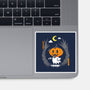 Pumpkin Head Ghost-None-Glossy-Sticker-krisren28