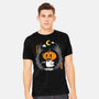 Pumpkin Head Ghost-Mens-Heavyweight-Tee-krisren28