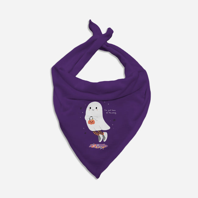 Candy Ghost-Dog-Bandana-Pet Collar-Paola Locks