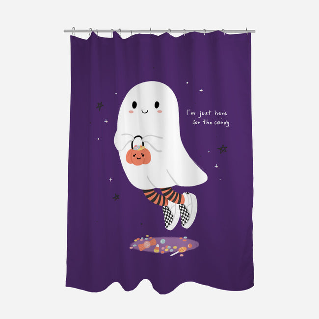 Candy Ghost-None-Polyester-Shower Curtain-Paola Locks