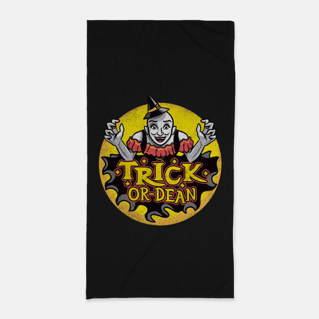 Trick Or Dean-None-Beach-Towel-Aarons Art Room