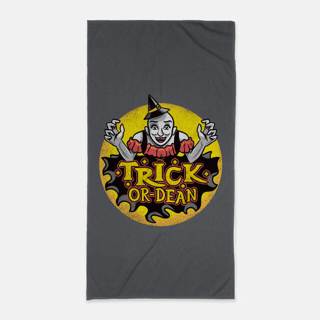 Trick Or Dean-None-Beach-Towel-Aarons Art Room